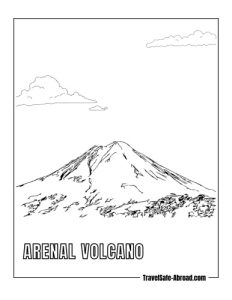 Arenal Volcano: This iconic volcano in Arenal Volcano National Park offers hiking trails, hot springs, and the opportunity to witness occasional eruptions from a safe distance.