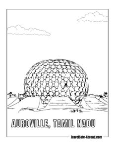 Auroville, Tamil Nadu: An experimental community focused on spiritual and sustainable living, Auroville is home to the unique Matrimandir meditation center.