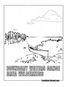 Boundary Waters Canoe Area Wilderness: A beautiful and remote wilderness area with over a million acres of lakes and forests.