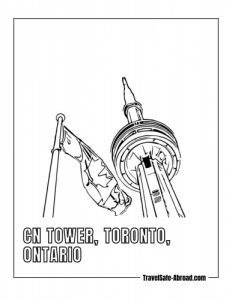 CN Tower, Toronto, Ontario: Take in panoramic views of Toronto from the iconic CN Tower, one of the tallest freestanding structures in the world.