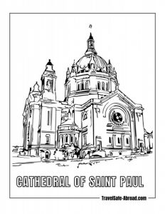 Cathedral of Saint Paul: A magnificent cathedral with stunning stained glass windows and beautiful architecture.