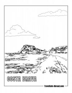 Costa Brava - A picturesque coastal region known for its rugged cliffs, hidden coves, charming fishing villages, and crystal-clear waters.