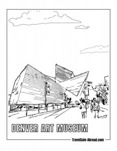 Denver Art Museum: With an extensive collection spanning various art forms and periods, the Denver Art Museum showcases both international and regional artwork, including Native American art.