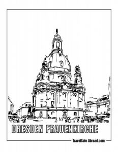 Dresden Frauenkirche - A stunning Baroque church located in the city of Dresden, it was rebuilt after being destroyed during World War II.