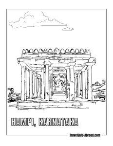 Hampi, Karnataka: This UNESCO World Heritage Site features the ruins of a once-thriving Vijayanagara Empire, showcasing impressive architecture and stone carvings.