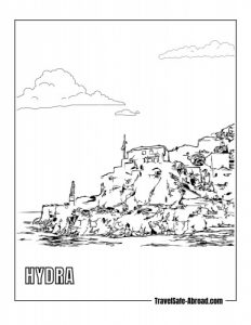 Hydra: A car-free island, Hydra exudes charm with its beautiful harbor, historic architecture, and artistic ambiance.