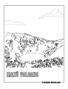 Irazú Volcano: Visit the highest volcano in Costa Rica and take in the views of its turquoise crater lake and the surrounding countryside.