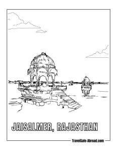 Jaisalmer, Rajasthan: The "Golden City" is renowned for its yellow sandstone architecture, including the impressive Jaisalmer Fort.