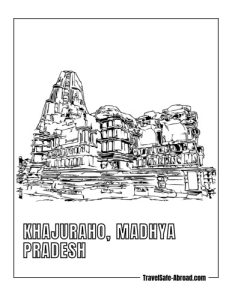 Khajuraho, Madhya Pradesh: These temples are known for their intricately carved sculptures, often depicting various aspects of human life.