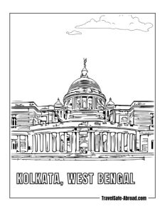 Kolkata, West Bengal: A city rich in literature, arts, and history, Kolkata's landmarks include the Victoria Memorial and the Howrah Bridge.