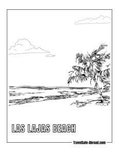 Las Lajas Beach: A stunning Pacific coast beach known for its long stretches of golden sand and warm waters. It's perfect for beachcombing and swimming.