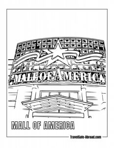 Mall of America: The largest mall in the United States with over 500 stores, an amusement park, and an aquarium.