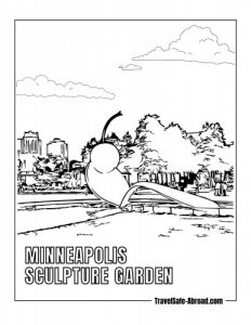 Minneapolis Sculpture Garden: A beautiful park with over 40 sculptures and art installations.