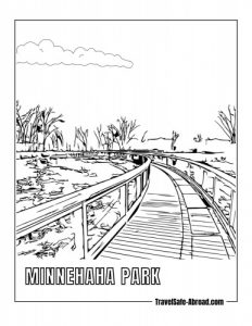 Minnehaha Park: A beautiful park with a 53-foot waterfall, trails, and picnic areas.