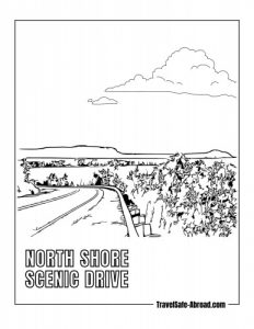 North Shore Scenic Drive: A beautiful drive along the shore of Lake Superior with stunning views of the lake and surrounding forests.