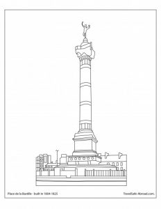 Place de la Bastille - built in 1804-1825