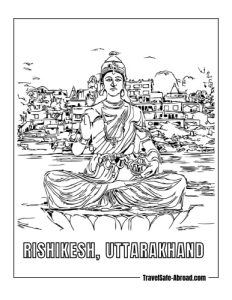 Rishikesh, Uttarakhand: A spiritual town on the banks of the Ganges River, renowned for its yoga and adventure sports like white-water rafting.