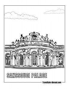 Sanssouci Palace - A stunning palace located in Potsdam, it was built by King Frederick the Great in the 18th century and is a UNESCO World Heritage Site.