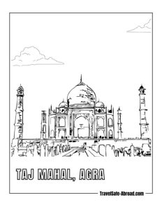 Taj Mahal, Agra: One of the most iconic monuments in the world, this white marble mausoleum was built by Mughal Emperor Shah Jahan in memory of his wife Mumtaz Mahal.