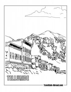 Telluride: A picturesque mountain town nestled in a box canyon, Telluride is known for its stunning scenery, charming historic buildings, excellent skiing, and the annual Telluride Film Festival.