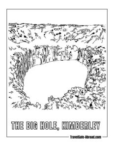 The Big Hole, Kimberley: An enormous hand-dug mining pit, The Big Hole is a relic of South Africa's diamond mining history and offers a glimpse into its past.