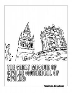 The Great Mosque of Seville (Cathedral of Seville) - A UNESCO World Heritage Site, blending Islamic and Christian architecture, with a famous Giralda tower.