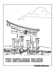 The Miyajima Island: An island located in Hiroshima that is famous for its Itsukushima Shrine and floating torii gate.