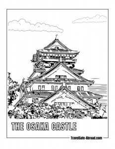 The Osaka Castle: A castle that played a significant role in the unification of Japan in the 16th century.