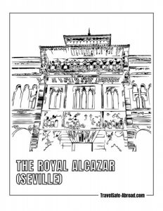 The Royal Alcazar (Seville) - A magnificent royal palace with stunning gardens, reflecting a mix of architectural styles including Moorish and Renaissance.