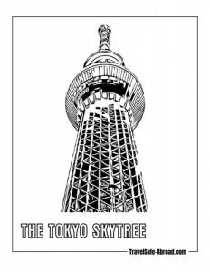 The Tokyo Skytree: A 634-meter-tall observation tower that is the tallest structure in Japan.