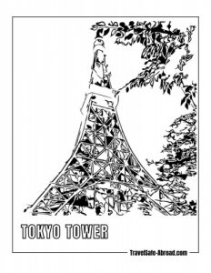 Tokyo Tower: A famous observation tower that offers stunning views of the city.