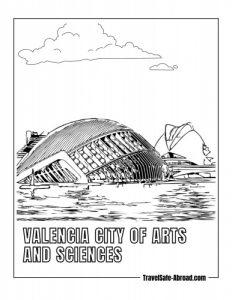 Valencia City of Arts and Sciences - An avant-garde complex featuring futuristic architecture, a science museum, an opera house, and Europe's largest aquarium.