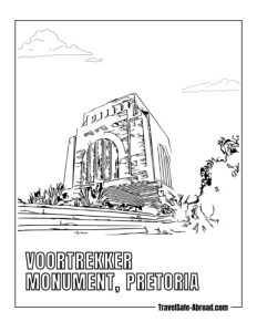 Voortrekker Monument, Pretoria: A historical monument commemorating the Afrikaner pioneers, it offers panoramic views of Pretoria.