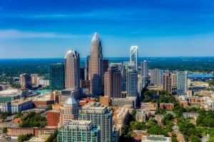 North Carolina Charlotte cityscape