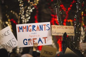 Immigration ban posters